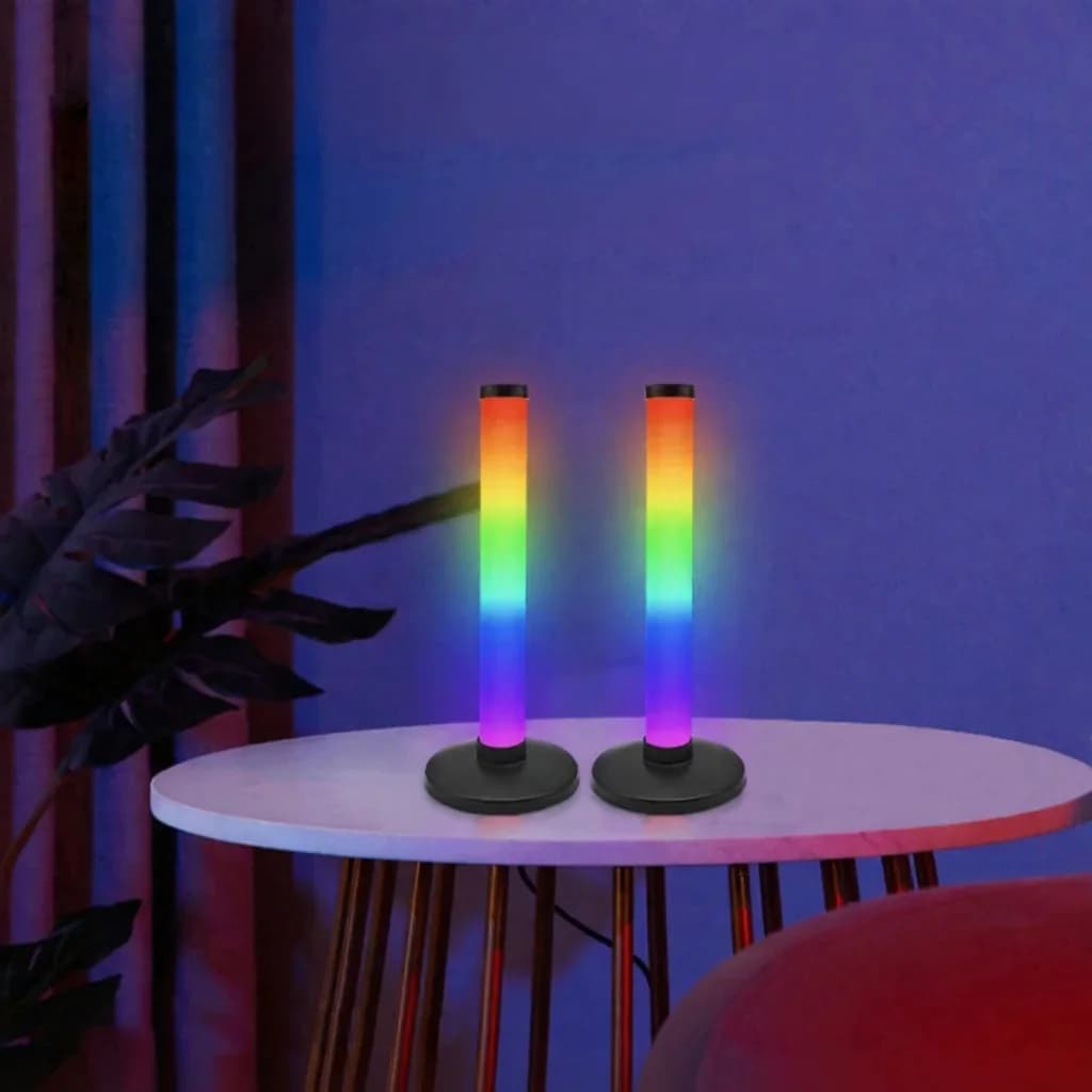 מנורת אווירה RGB עם סנכרון קול ושליטה באפליקציה לשולחן