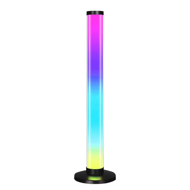 מנורת שולחן USB לתאורת אווירה RGB ריאקטיבית לקול 360 מעלות