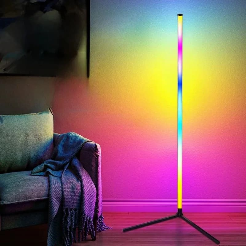 מנורת עמוד RGB עם סנכרון מוזיקה, שלט ושליטה באפליקציה