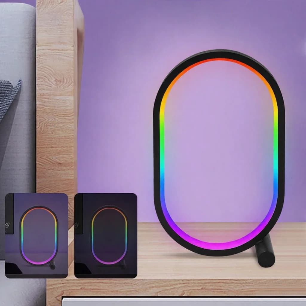מנורת שולחן RGB עם סנכרון מוזיקה ושליטה באפליקציה
