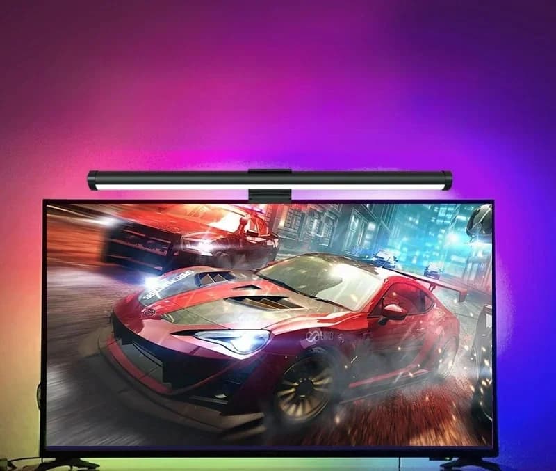 בר תאורה LED למסך מחשב, מופעל USB, למשרד ולשולחן עבודה