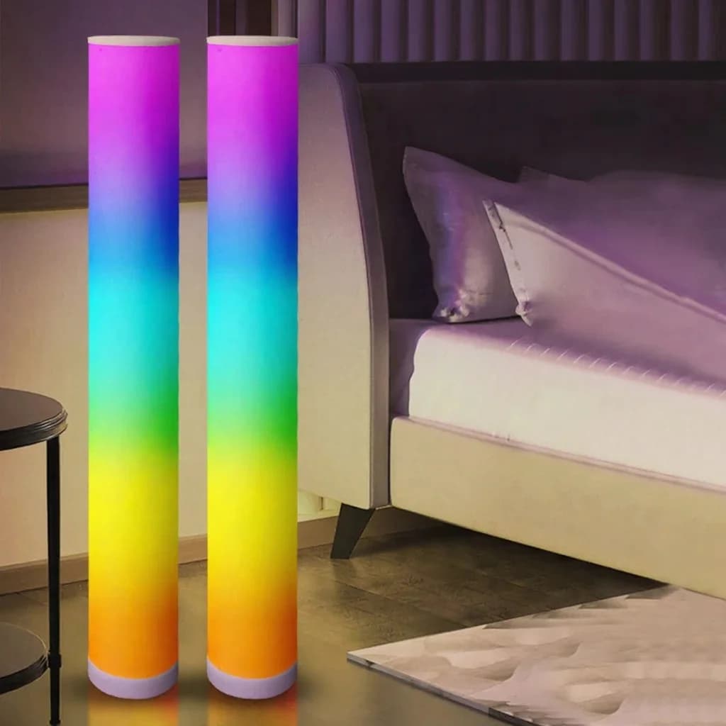מנורת רצפה RGB לשחקנים עם שלט ואפליקציה