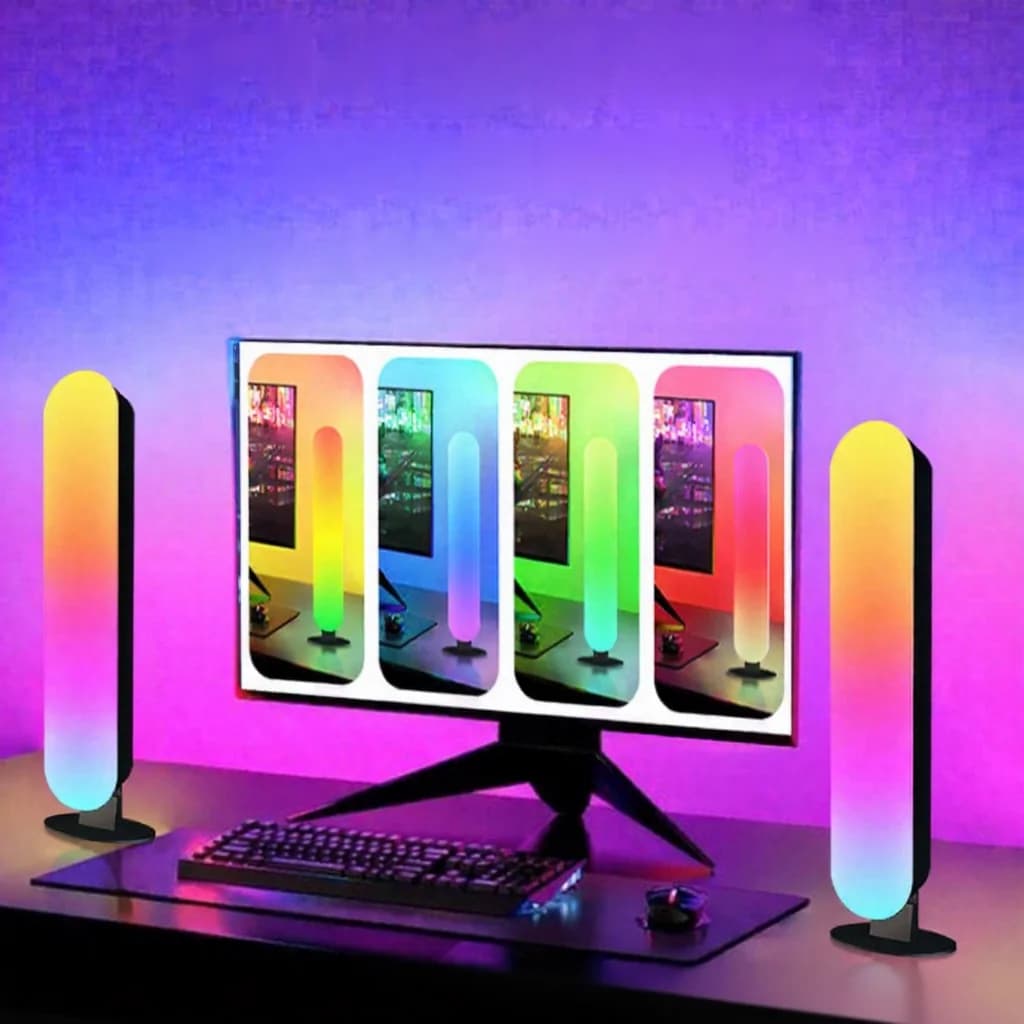 תאורת אווירה RGB LED עם סנכרון מוזיקה ב-Bluetooth ושליטה באפליקציה