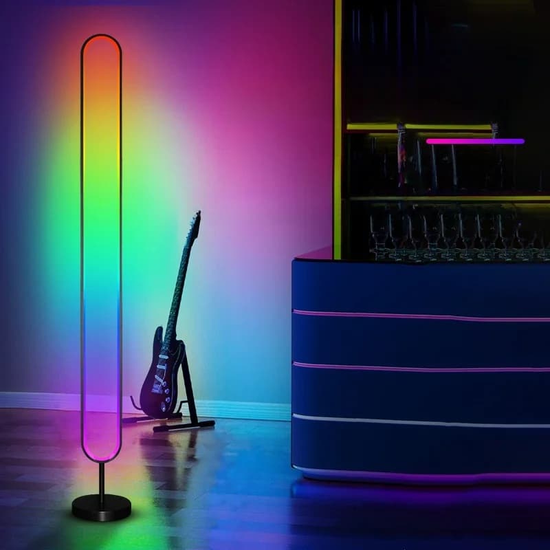 תאורת אווירה LED RGB מופעלת קול עם שליטה באפליקציה