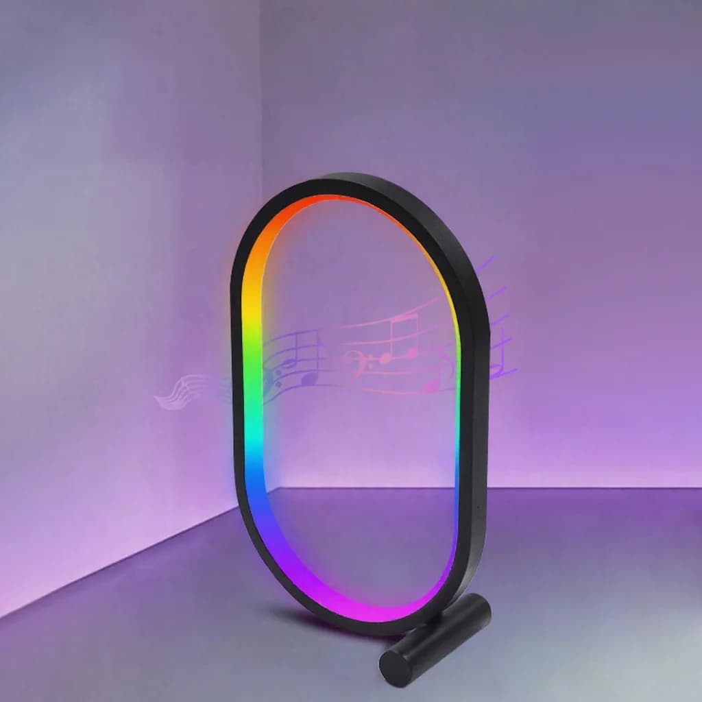 מנורת שולחן RGB עם סנכרון מוזיקה ושליטה באפליקציה