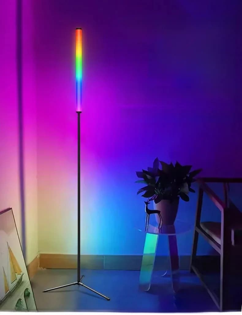 מנורת רצפה RGB משנה צבעים עם סנכרון מוזיקה