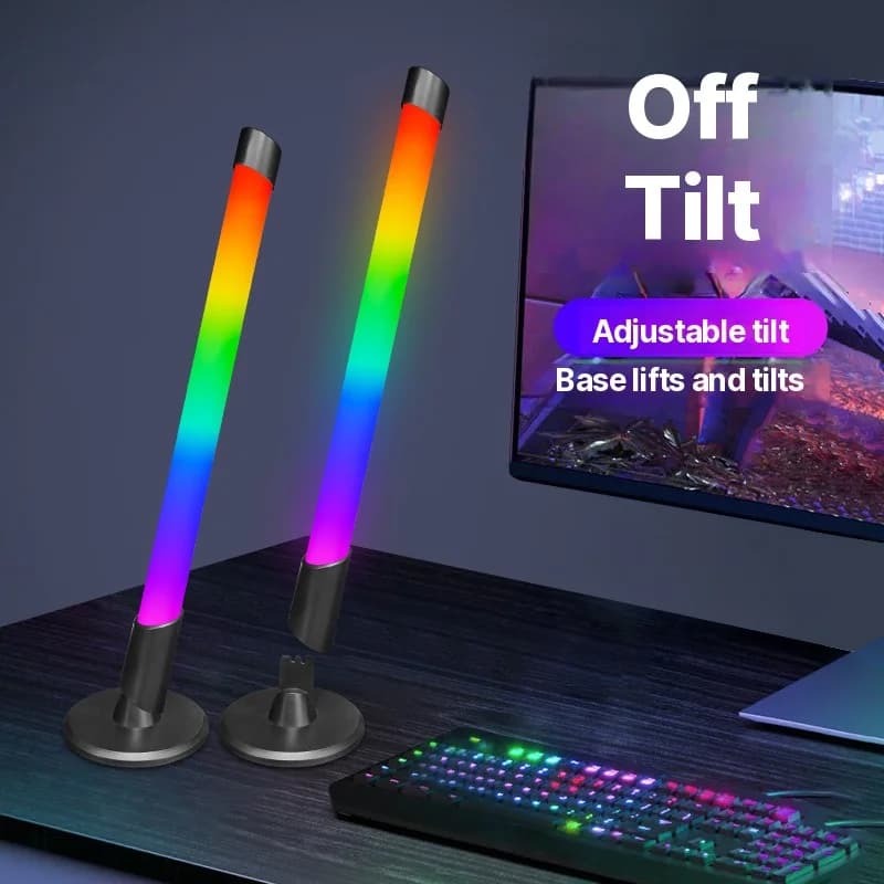 תאורת אווירה RGB לסנכרון מוזיקה USB לשולחן עבודה