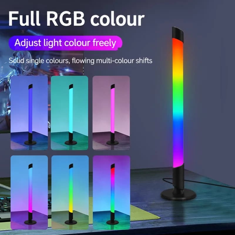 תאורת אווירה RGB לסנכרון מוזיקה USB לשולחן עבודה