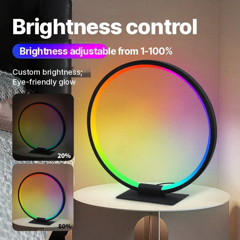מנורת לילה LED RGB עם סנכרון מוזיקה