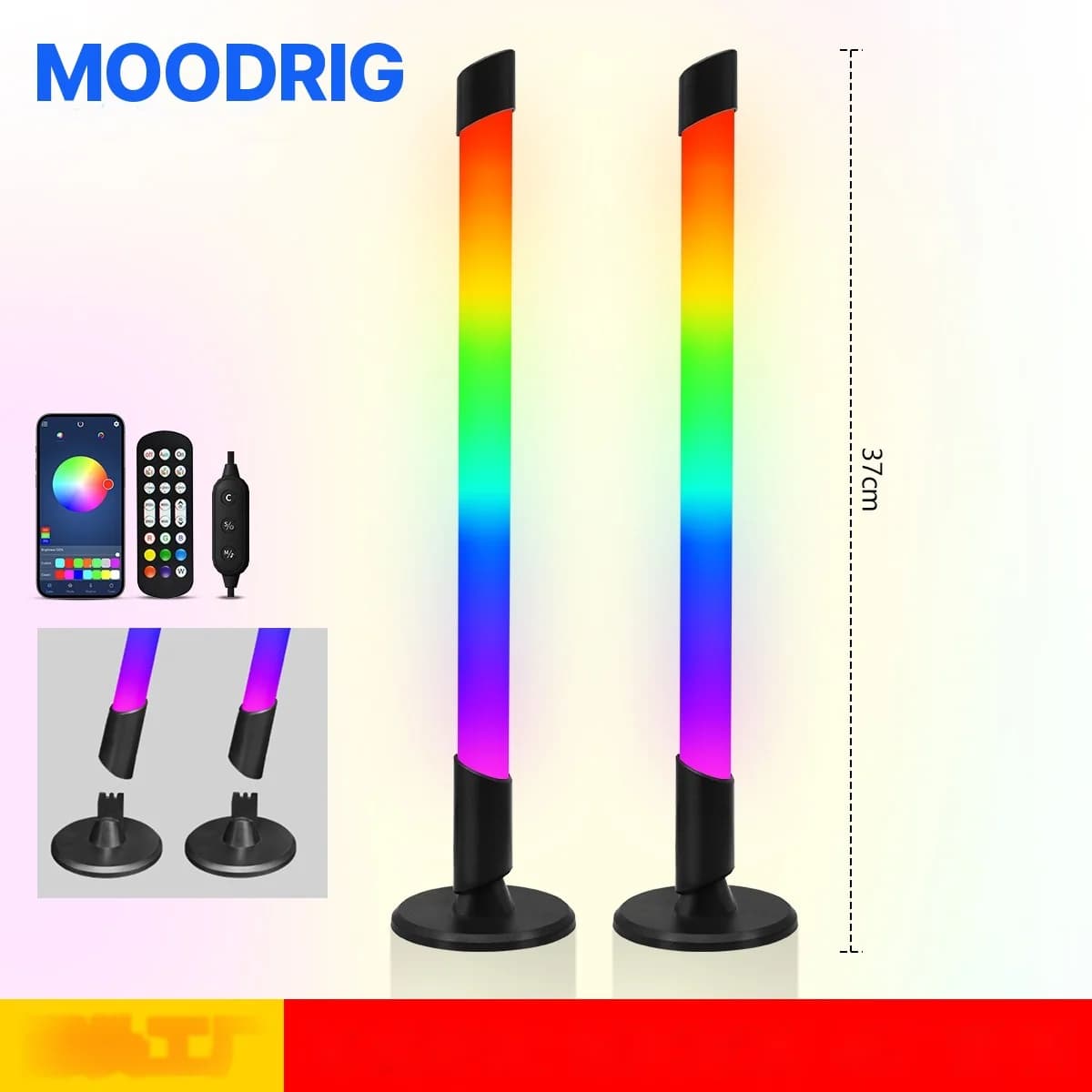 תאורת אווירה RGB לסנכרון מוזיקה USB לשולחן עבודה