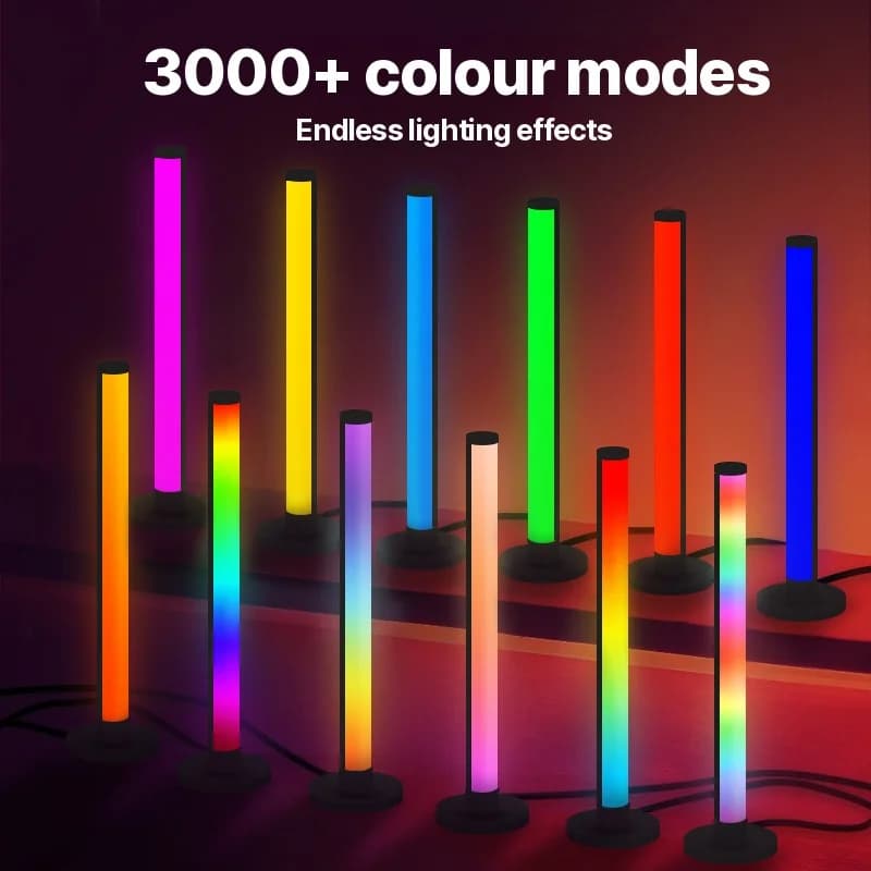 מנורת שולחן LED RGB רגישה לסאונד עם שליטה באפליקציה