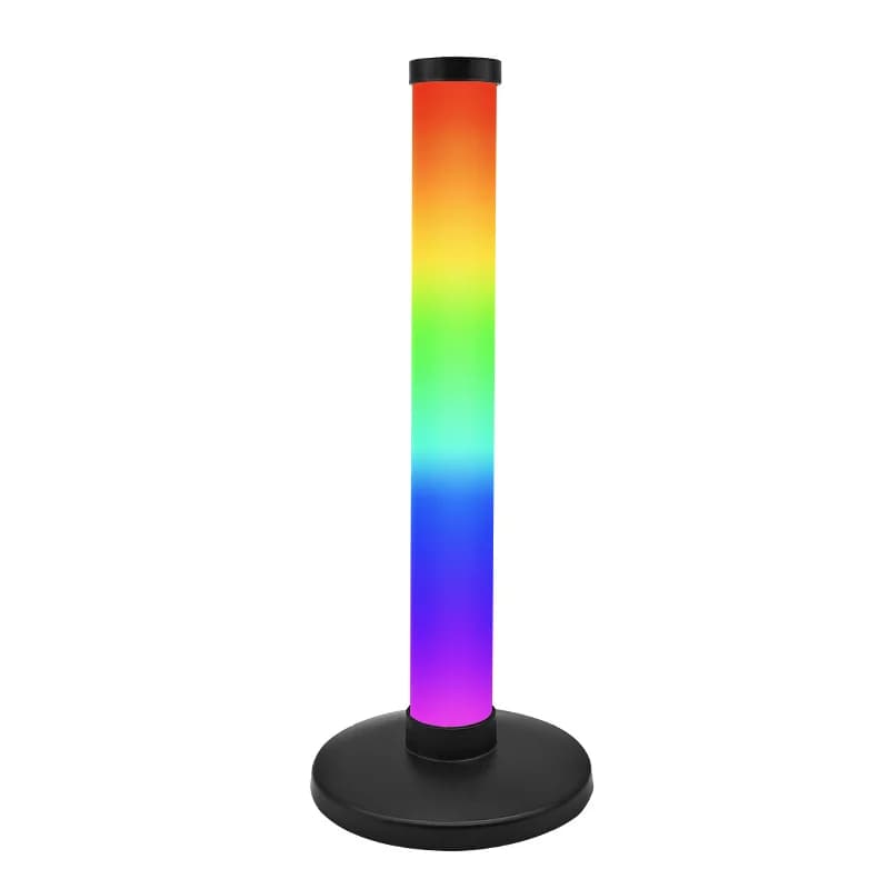מנורת אווירה RGB ריאקטיבית לקול לעמדת גיימינג שולחנית