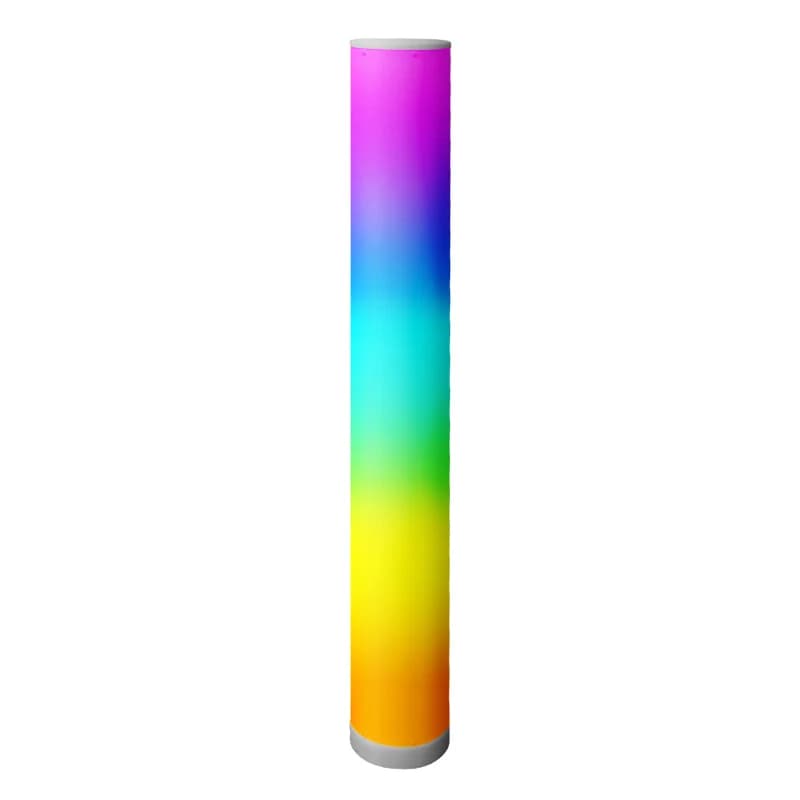 מנורת רצפה גלילית RGB עם שלט וסנכרון מוזיקה